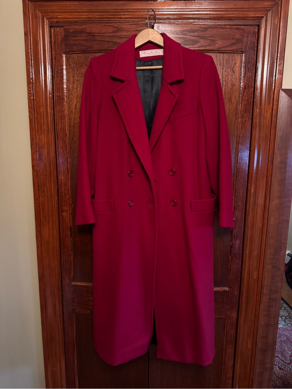 Long Wool Trench Coat